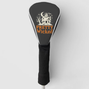 Funda Para Palo De Golf Casa Embrujada de Halloween Pretty Wicked_1