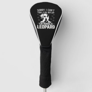 Funda Para Palo De Golf Catahoula Leopard Lo Siento No Puedo Tener Planes 