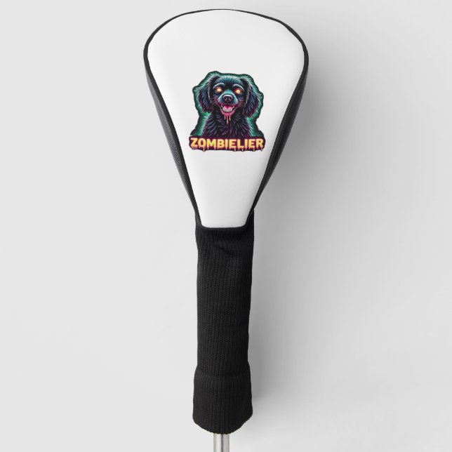 Funda Para Palo De Golf Cavalier King Charles Spaniel CKCS Zombie Dog Hall (Anverso)