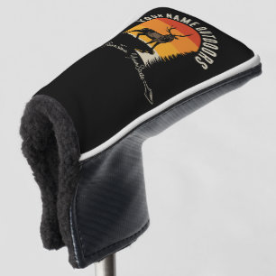 Funda Para Palo De Golf Caza ADD NOMBRE Al aire libre Ciervo Alce Campamen