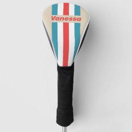 Funda Para Palo De Golf Cazador de Nubes con Rayas y Nombre