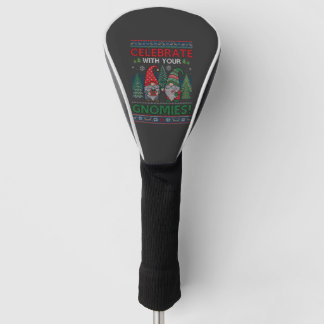 Funda Para Palo De Golf Celebrar Gnomies Navidad Gnomos Árboles Reno