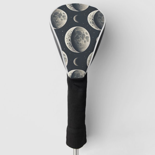 Funda Para Palo De Golf Celestial Moon Phase (1) (Anverso)