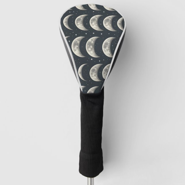 Funda Para Palo De Golf Celestial Moon Phase (3) (Anverso)