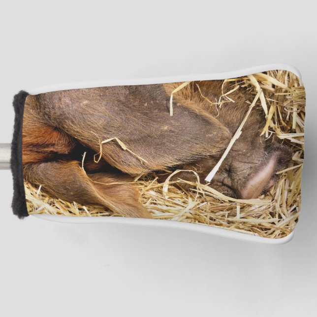 FUNDA PARA PALO DE GOLF CERDO CUTIDO (Anverso)