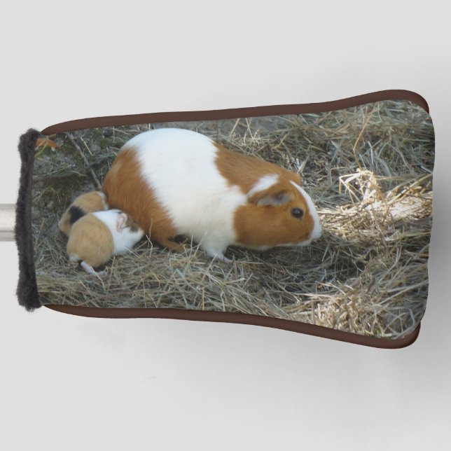 Funda Para Palo De Golf Cerdo de Mummy Guinea (Anverso)