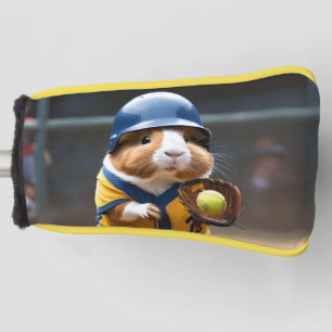 Funda Para Palo De Golf Cerdo de Sofball Guinea, cubierta de putter de gol