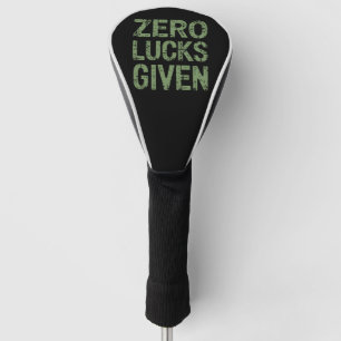 Funda Para Palo De Golf Cero Suerte Dado Día de San Patricio Divertido Pat