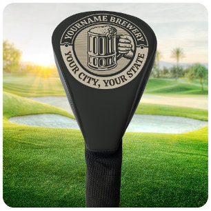 Funda Para Palo De Golf Cerveza de elaboración de nombres personalizados C