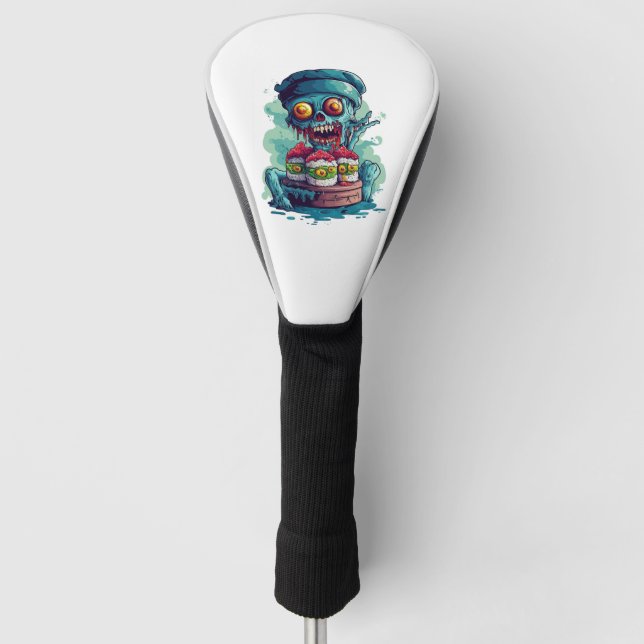 Funda Para Palo De Golf Chef de Sushi Embrujado (Anverso)