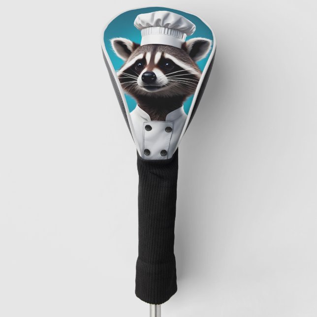 Funda Para Palo De Golf Chef Raccoon (Anverso)