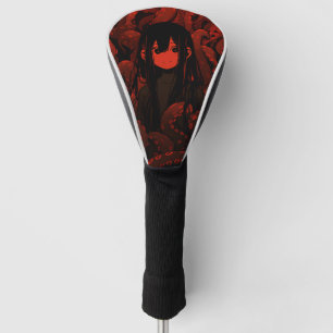 Funda Para Palo De Golf Chica Anime del horror del Tentáculo Rojo