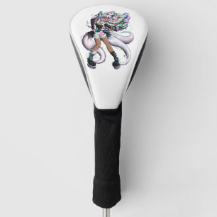 Funda Para Palo De Golf Chica cibernético de Kitsune