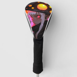 Funda Para Palo De Golf Chica De La Fantasía Oscura Mushroom Elf Anime