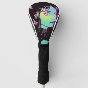 Funda Para Palo De Golf Chica Psicodélico Anime