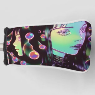 Funda Para Palo De Golf Chica Psicodélico Anime