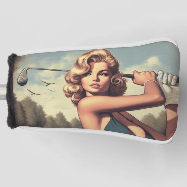 Funda Para Palo De Golf Chica Retro Golf (Anverso)