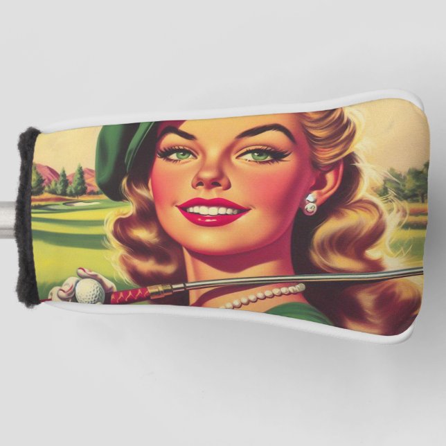 Funda Para Palo De Golf Chica Vintage Golf (Anverso)