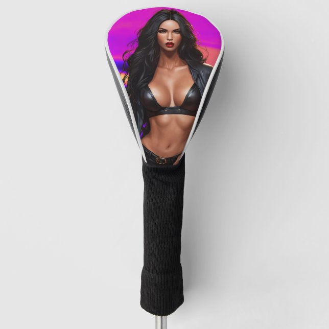 Funda Para Palo De Golf Chicas Calientes Aman El Golf (Anverso)