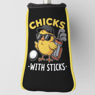 Funda Para Palo De Golf Chicas con Palos Golfista Chica Club de Golf Golf