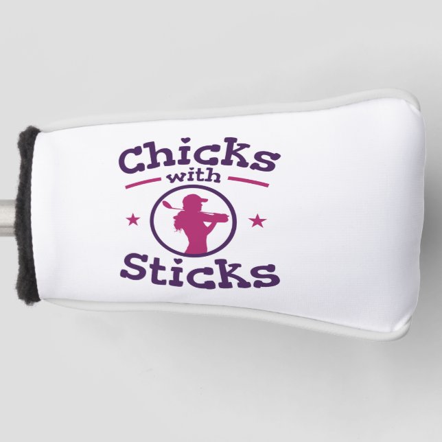 Funda Para Palo De Golf Chicas con Sticks Golf Golfing Golfer Women (Anverso)