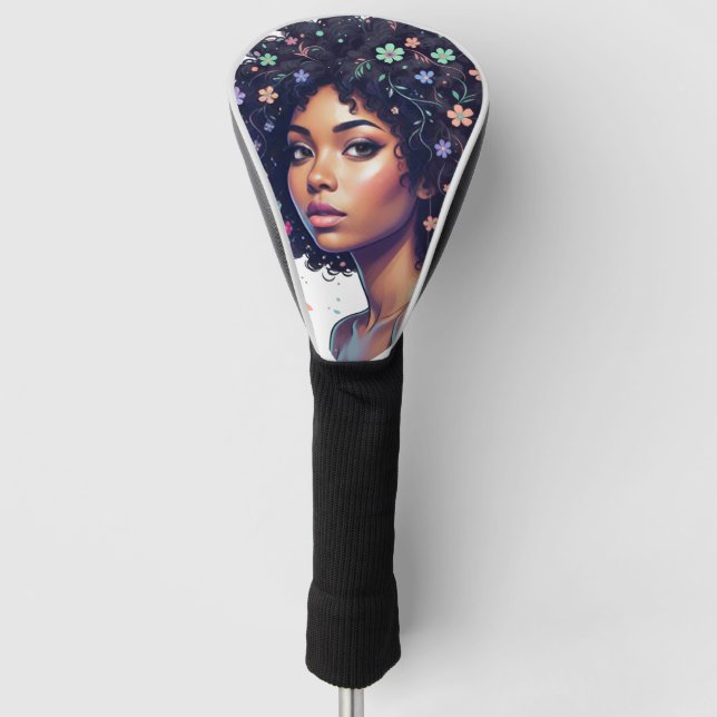 Funda Para Palo De Golf Chicas Negras Golf (Anverso)
