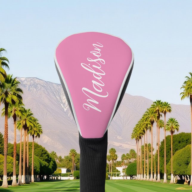 Funda Para Palo De Golf Chicas rosados de moda Nombre Personalizado de gui (Subido por el creador)