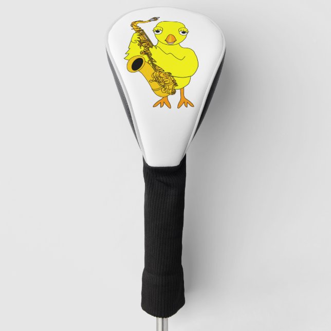 Funda Para Palo De Golf Chick saxofón (Anverso)