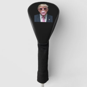 Funda Para Palo De Golf Chicle Rosa Divertido Presidente USA Trump