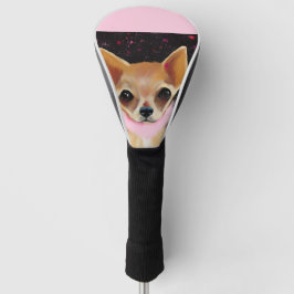 Funda Para Palo De Golf Chihuahua Bling      