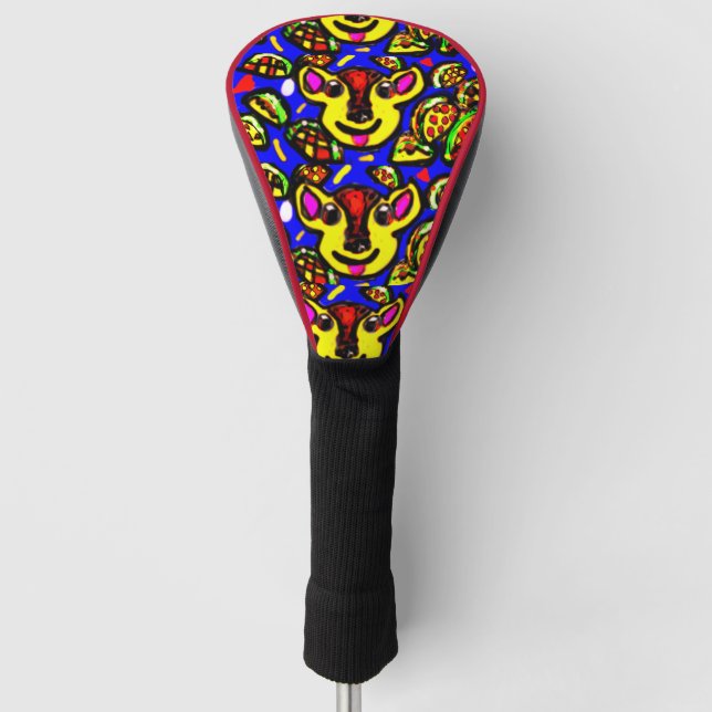 Funda Para Palo De Golf Chihuahua y el fiesta Tacos (Anverso)