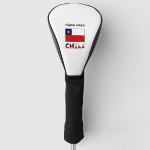Funda Para Palo De Golf Chile y Bandera Chilena Personalizados