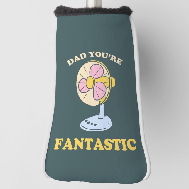 Funda Para Palo De Golf Chiste de papá del padre retro genial divertido (Girar 90)