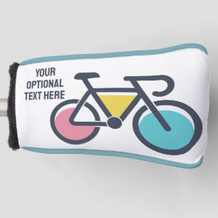 Funda Para Palo De Golf Ciclismo de texto personalizado