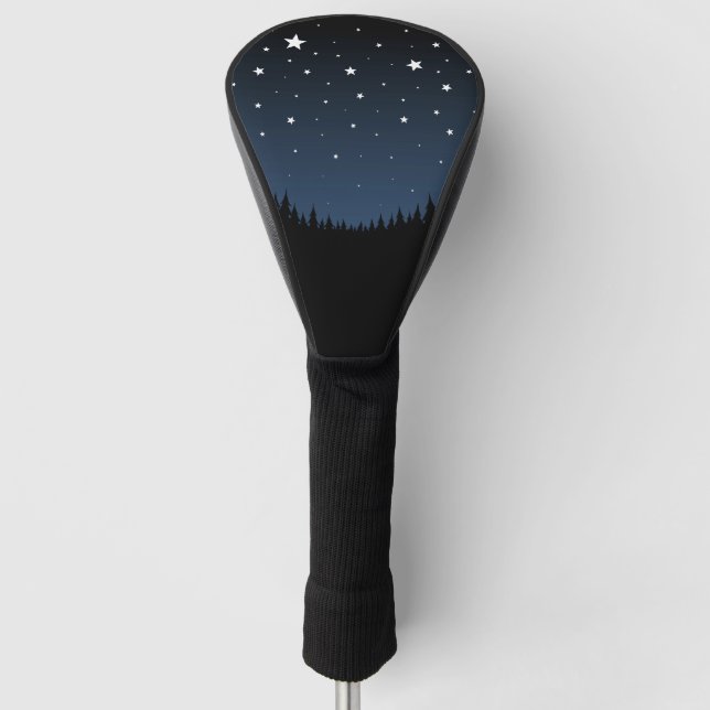 Funda Para Palo De Golf Cielo nocturno (Anverso)