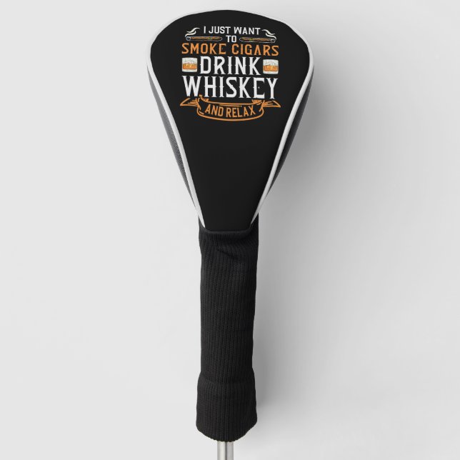 Funda Para Palo De Golf Cigar y Whiskey (Anverso)