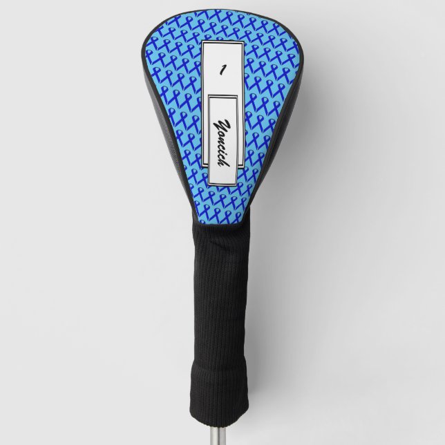 Funda Para Palo De Golf Cinta Blue Standard de Kenneth Yoncich (Anverso)