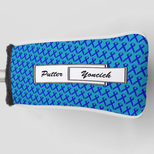 Funda Para Palo De Golf Cinta Blue Standard de Kenneth Yoncich (Anverso)