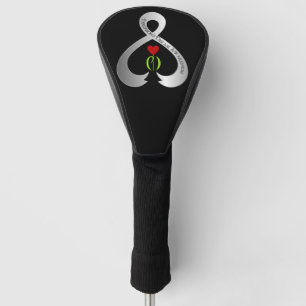 Funda Para Palo De Golf Cinta de sensibilización de Parkinson