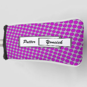 Funda Para Palo De Golf Cinta morada de flores por Kenneth Yoncich