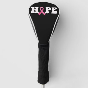 Funda Para Palo De Golf Cinta Rosa Conciencia del Cáncer de Mama Esperanza