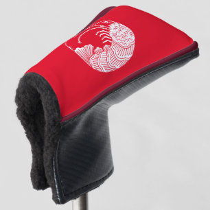Funda Para Palo De Golf Círculo de langosta espinoso Cubiertas de cabeza d