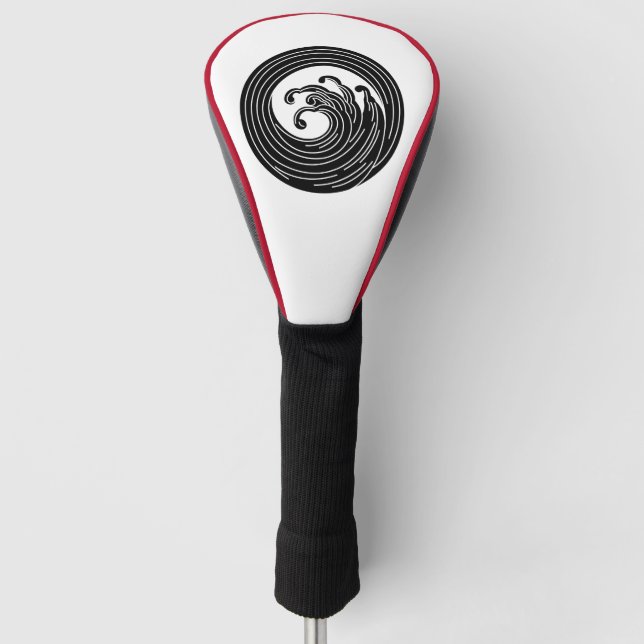 Funda Para Palo De Golf Círculo ondulado (Anverso)