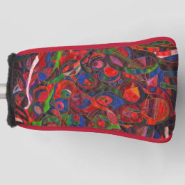 Funda Para Palo De Golf Círculos rojos