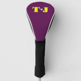 Funda Para Palo De Golf Ciruela Personalizada con Monograma