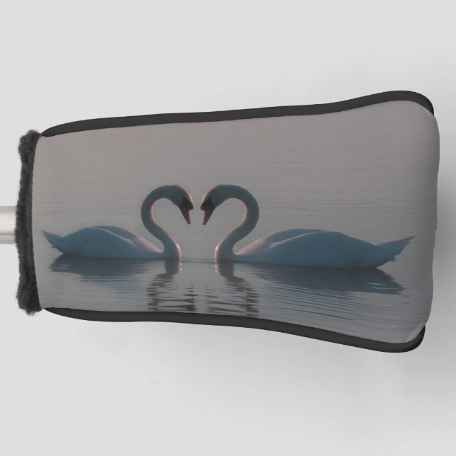 Funda Para Palo De Golf Cisnes en el lago (Anverso)