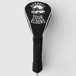 Funda Para Palo De Golf Cita divertida de coche clásico