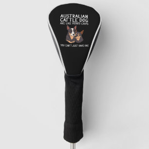 Funda Para Palo De Golf Cita divertida para perro de ganado australiano