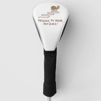 Funda Para Palo De Golf Cita Motivacional de Caracol Adorable Paciencia