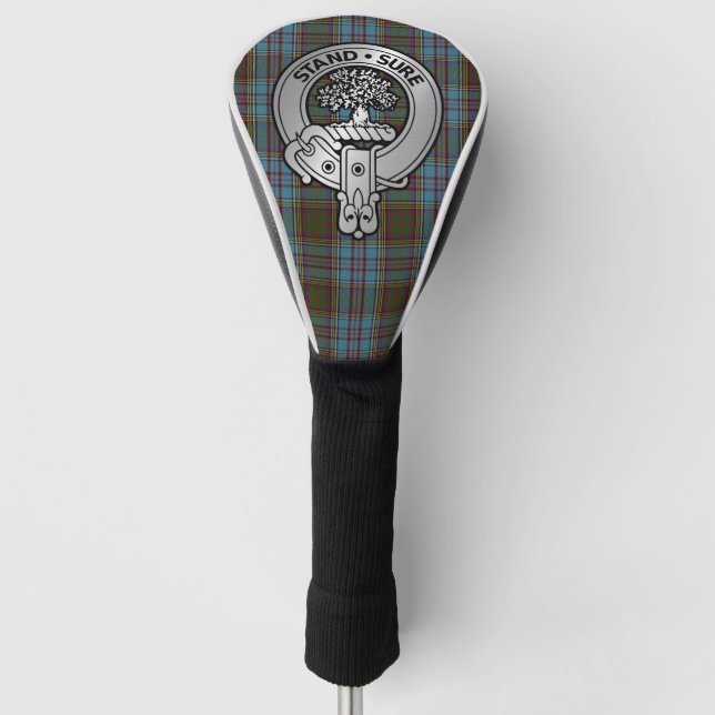 Funda Para Palo De Golf Clan Anderson Escudo y Tartán (Anverso)